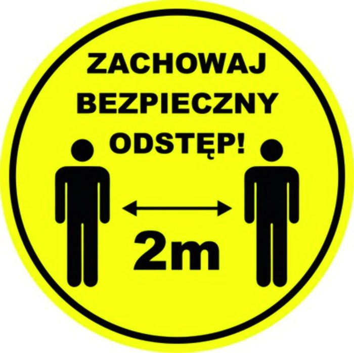 zachowaj odstęp