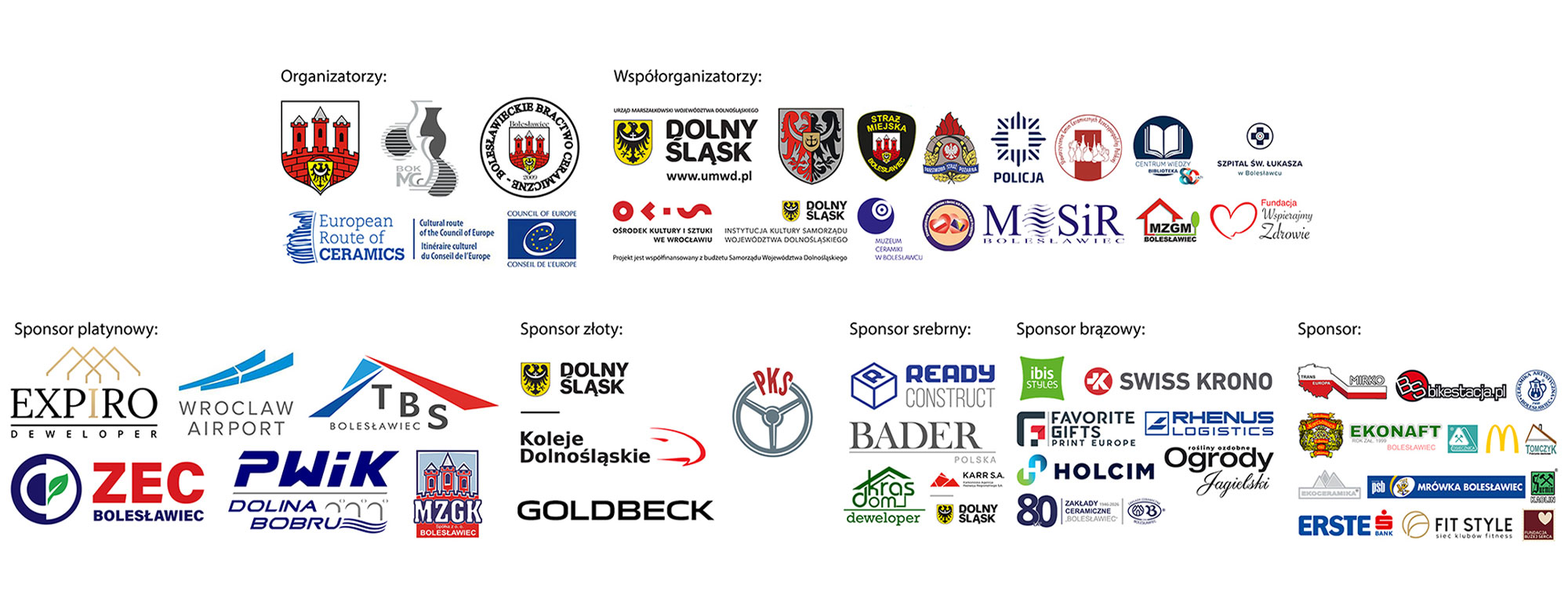 logotypy sponsorów